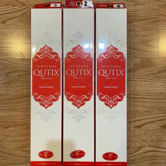 #56 REMY 12" QUTIX 100% HUMAN HAIR EXTENSION - Picture 2 of 3